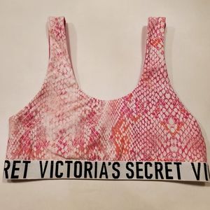 Victoria's Secret snakeskin sport bra